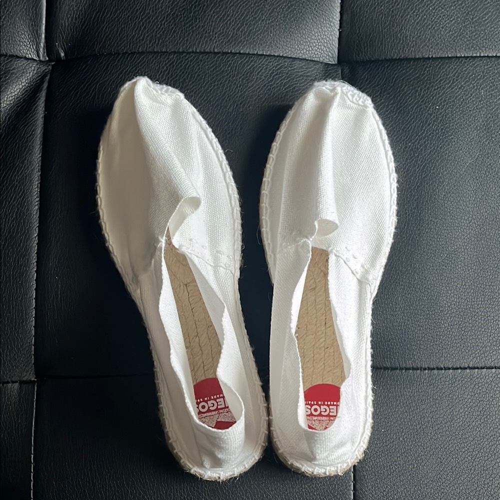 Diegos Classic Cotton Canvas Espadrilles with Rope Sole new without box 35